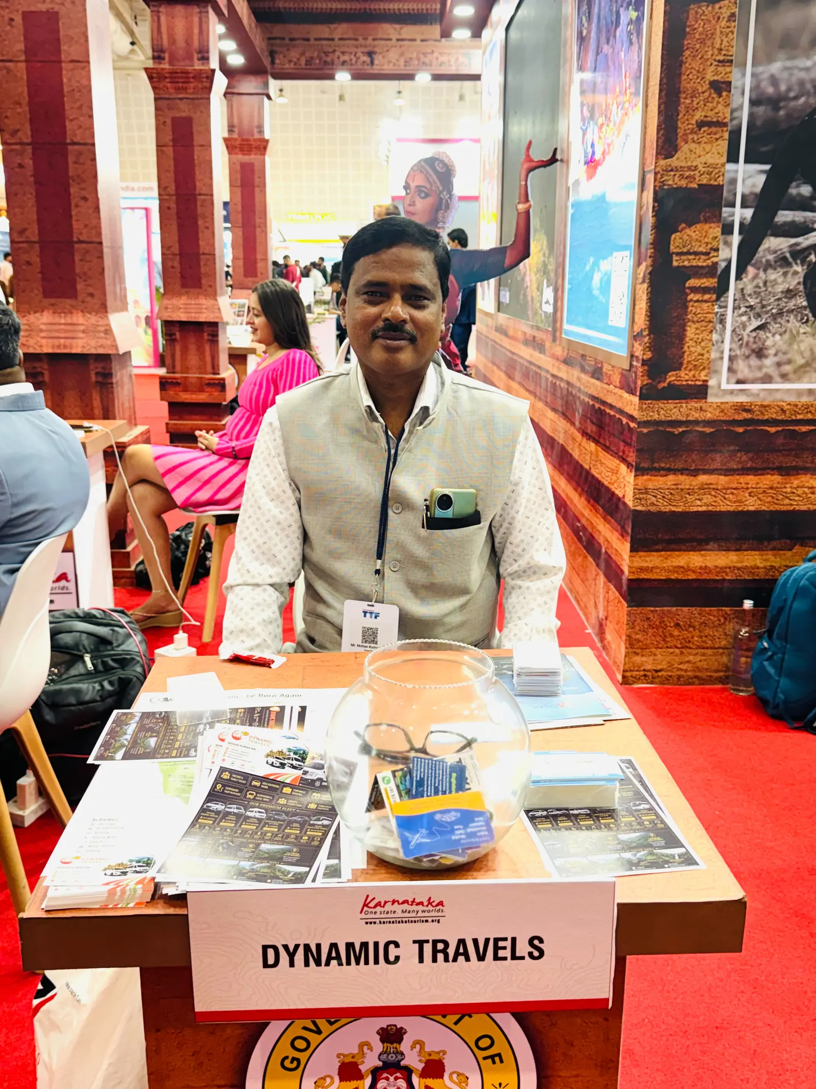 Dynamic Travels stall at Karnataka Tourism expo
